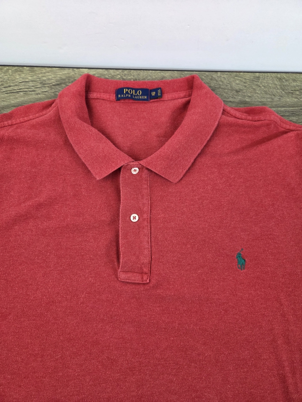 Polo Ralph Lauren Golf Polo Shirt Men's 3XB Big Red Short Sleeve Cotton Preppy